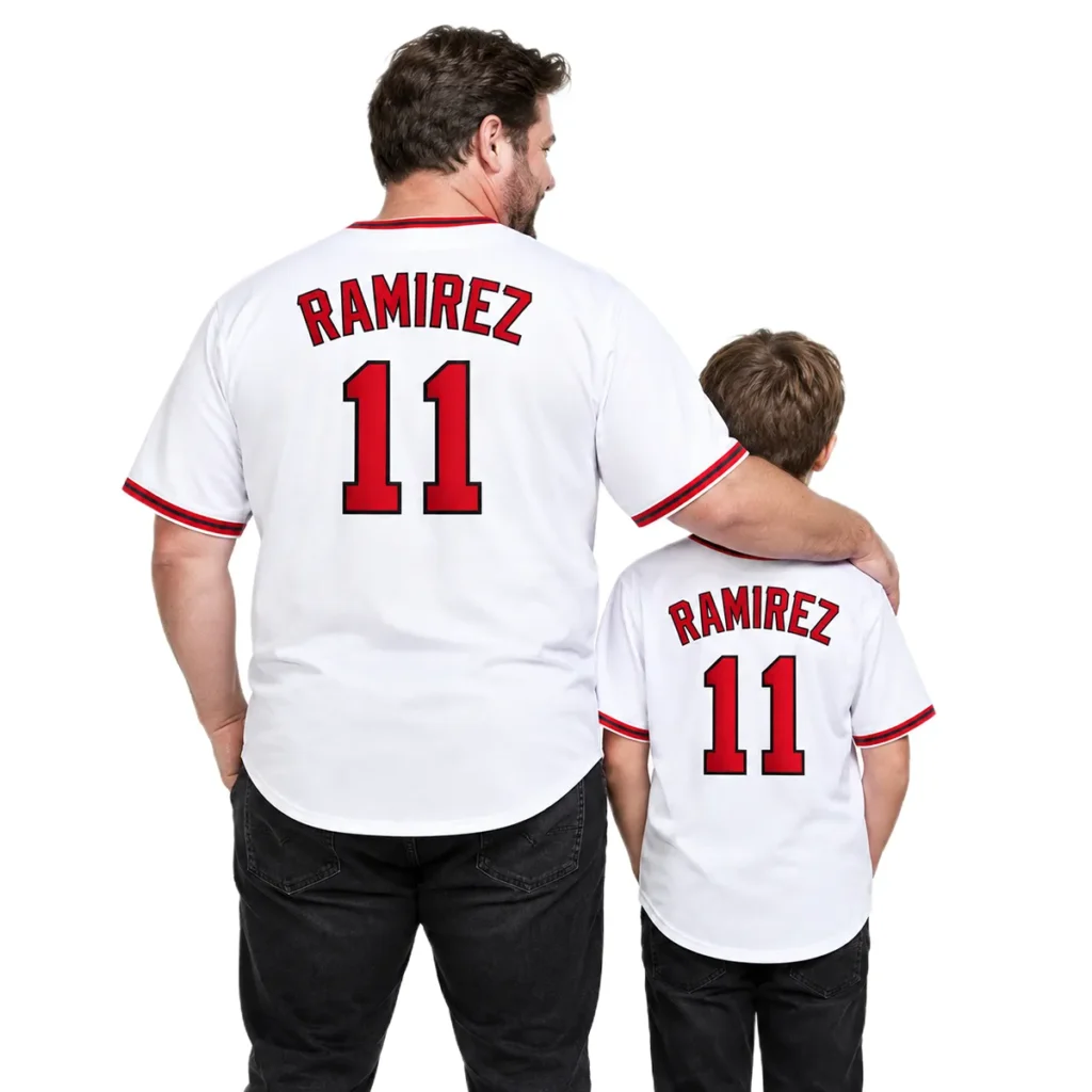 Men's Jose Ramirez Guardians Home Jersey Big & Tall