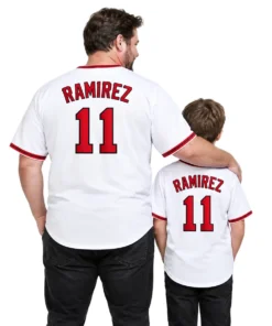 Men's Jose Ramirez Guardians Home Jersey Big & Tall