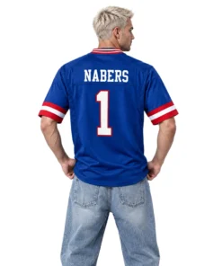 Men's Malik Nabers Giants Blue Jersey 2026 Bold Style