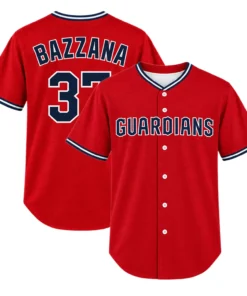 Men's Travis Bazzana Guardians Jersey Red Impressive