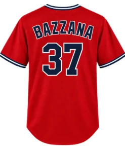 Men's Travis Bazzana Guardians Jersey Red Impressive