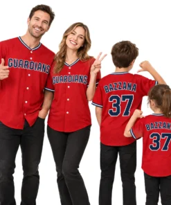 Men's Travis Bazzana Guardians Jersey Red Impressive