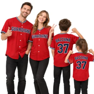 Men's Travis Bazzana Guardians Jersey Red Impressive