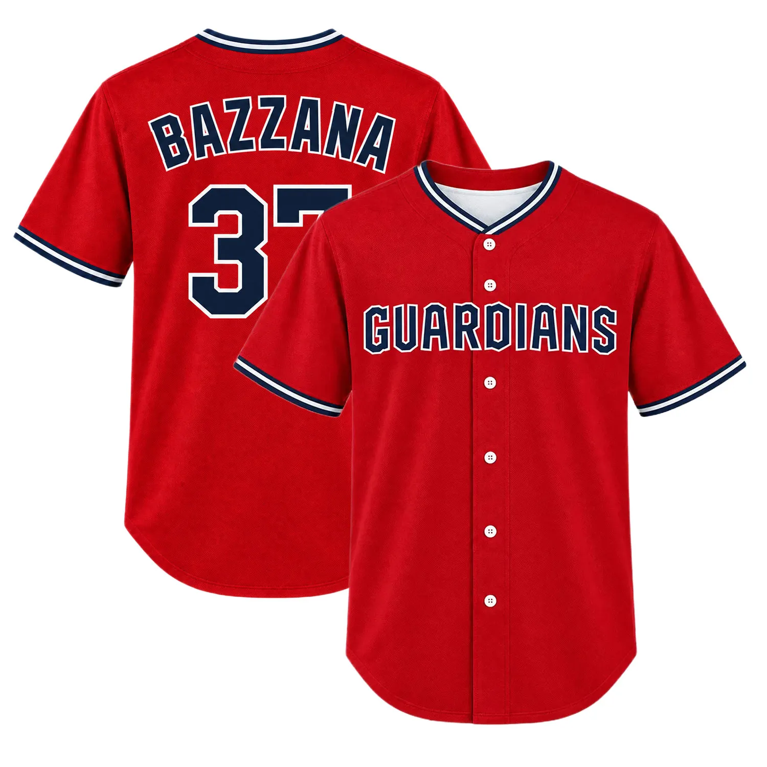 Men's Travis Bazzana Guardians Jersey Red Impressive