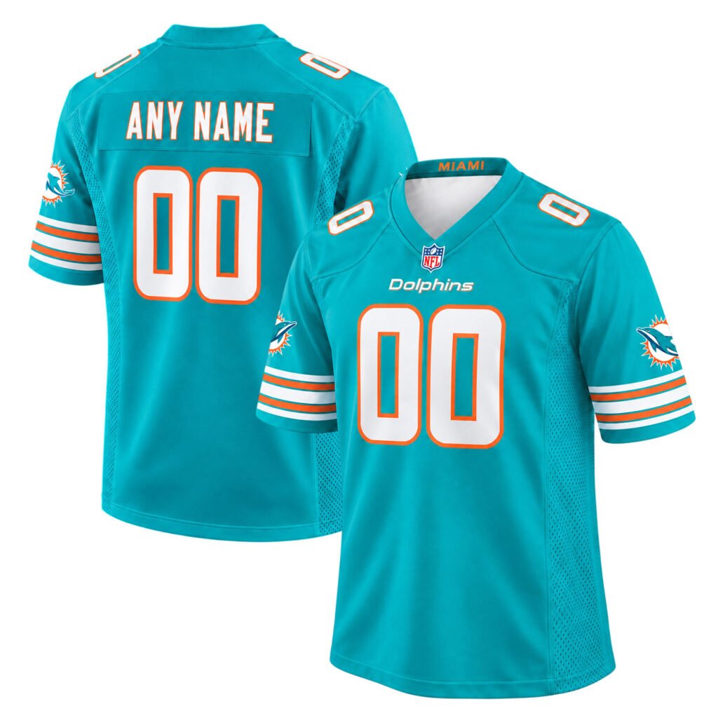 Miami Dolphins Aqua Throwback Jersey – Bold NFL Game Day