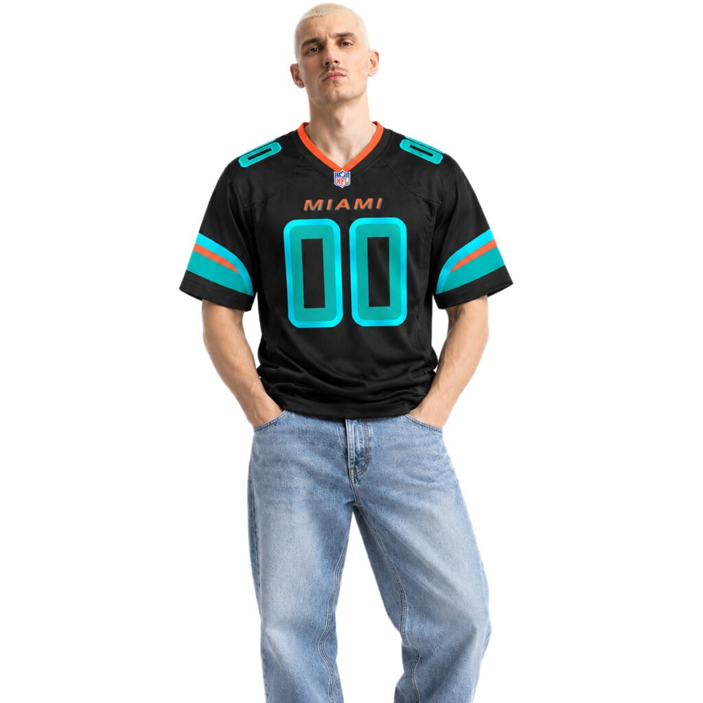 Miami Dolphins Black Jersey 2026 – Bold Alternate Rivalries Look