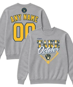 Milwaukee Brewers 2026 Champions Custom Sweatshirt – Elite Distressed Locker Room Take October