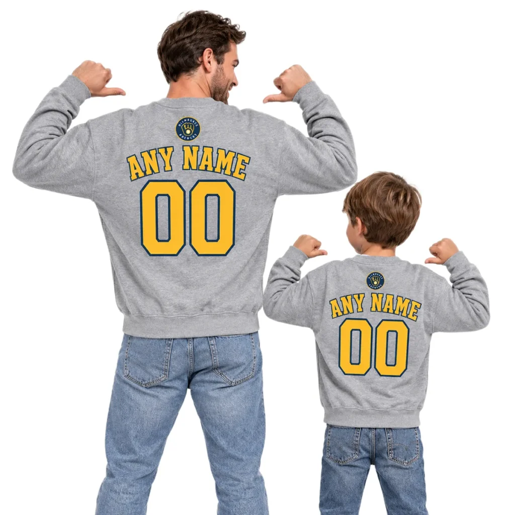 Milwaukee Brewers 2026 Champions Custom Sweatshirt – Elite Distressed Locker Room Take October