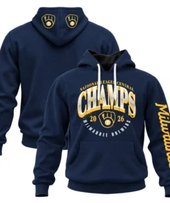 Milwaukee Brewers 2026 Champions Hoodie Bold MLB baseball