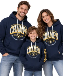 Milwaukee Brewers 2026 Champions Hoodie Bold MLB baseball