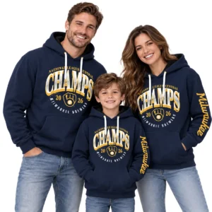 Milwaukee Brewers 2026 Champions Hoodie Bold MLB baseball
