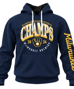 Milwaukee Brewers 2026 Champions Hoodie Bold MLB baseball