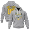 Milwaukee Brewers 2026 Division Series Champions Custom Hoodie – Dynamic Gray Distressed Locker Room Take October
