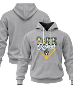 Milwaukee Brewers 2026 Division Series Champions Hoodie – Vibrant Gray Distressed Locker Room Take October