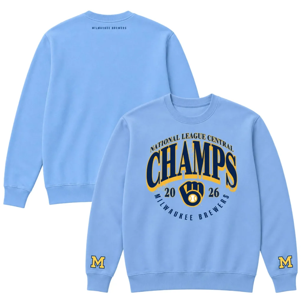 Milwaukee Brewers Champion Sweatshirt 2026 Bold MLB apparel