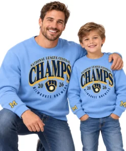 Milwaukee Brewers Champion Sweatshirt 2026 Bold MLB apparel