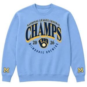 Milwaukee Brewers Champion Sweatshirt 2026 Bold MLB apparel