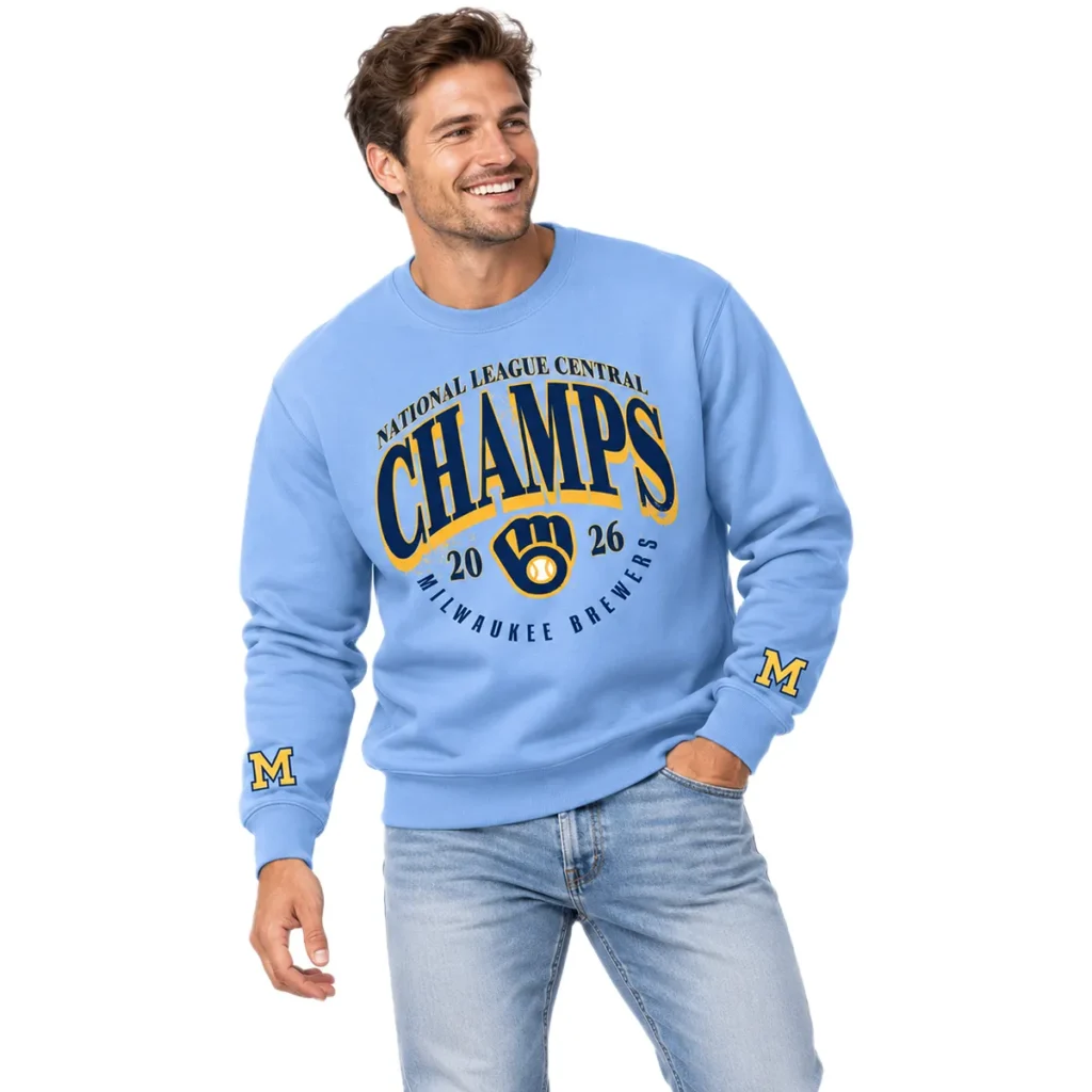 Milwaukee Brewers Champion Sweatshirt 2026 Bold MLB apparel