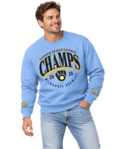 Milwaukee Brewers Champion Sweatshirt 2026 Bold MLB apparel