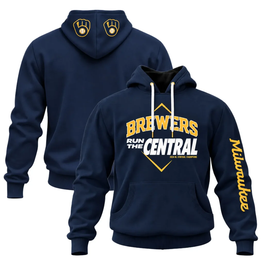 Milwaukee Brewers Champions 2026 Hoodie Bold MLB fan gear