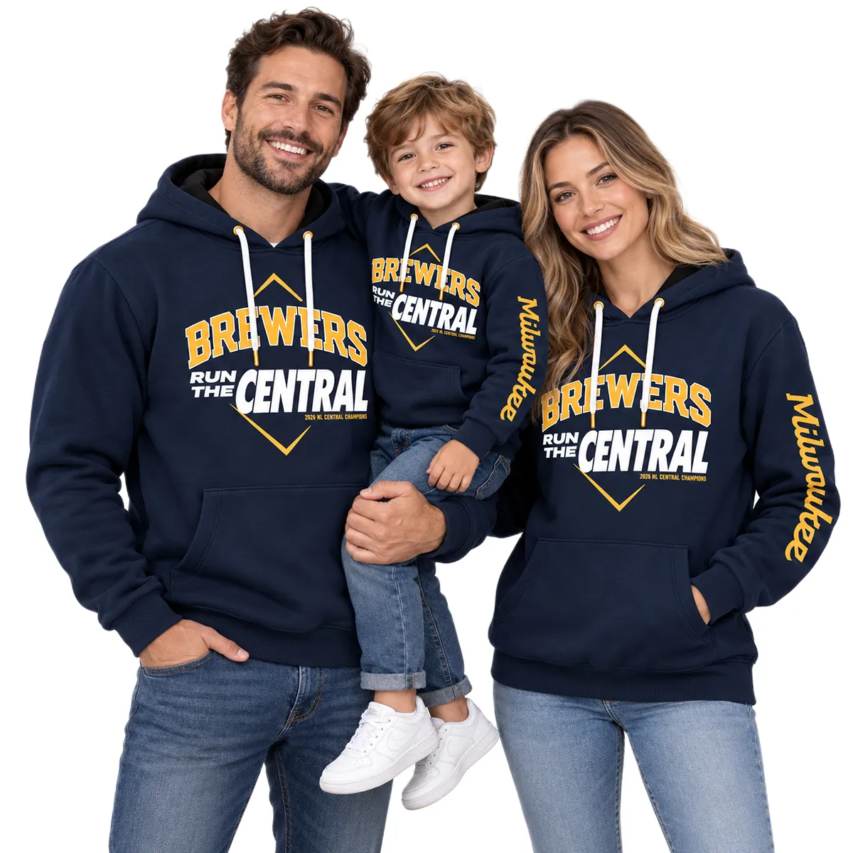 Milwaukee Brewers Champions 2026 Hoodie Bold MLB fan gear