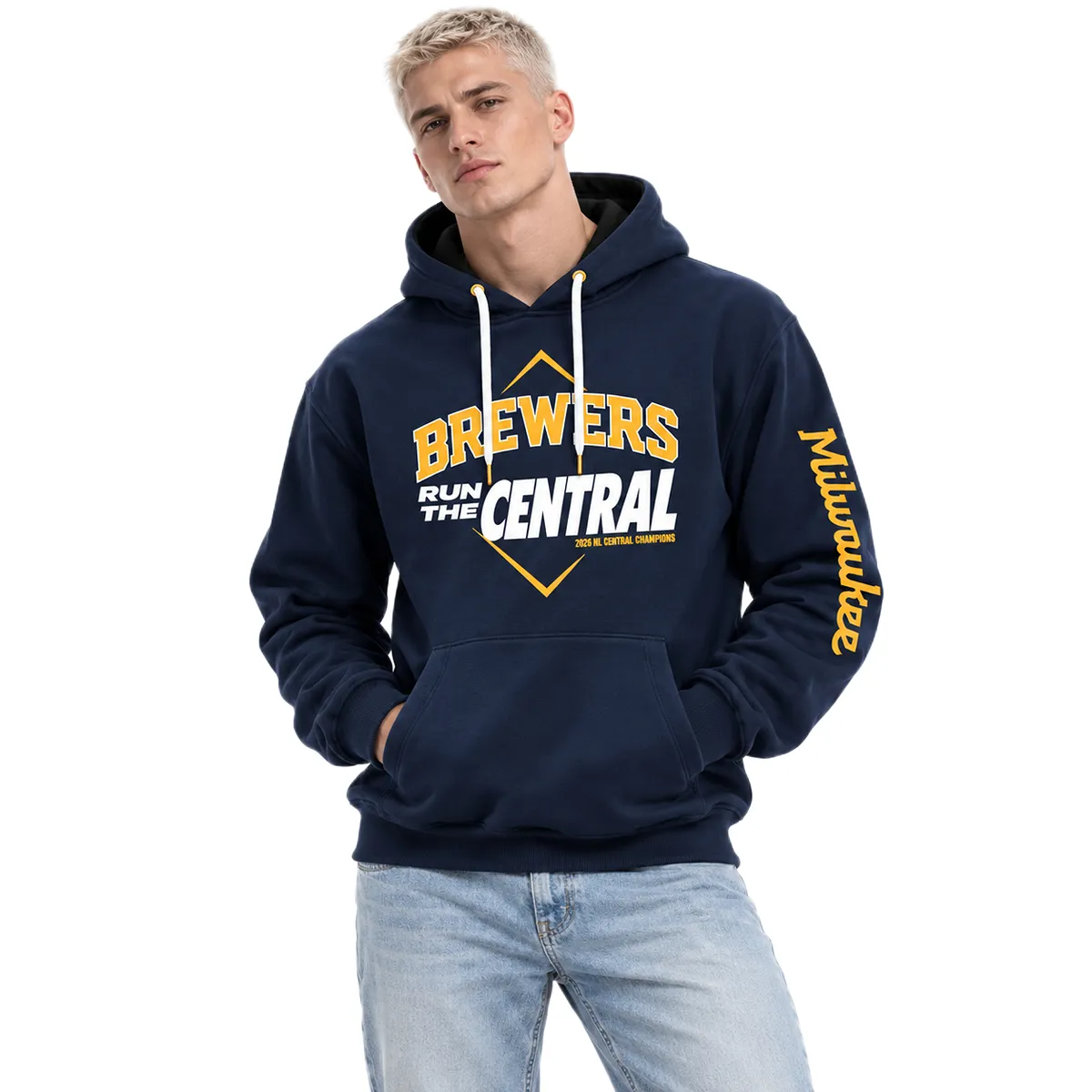 Milwaukee Brewers Champions 2026 Hoodie Bold MLB fan gear