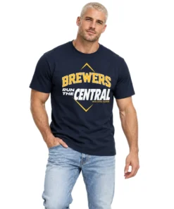 Milwaukee Brewers Champions T-Shirt 2026 Bold NL Central Division Champions
