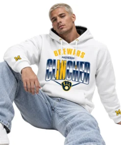 Milwaukee Brewers Locker Room 2026 Hoodie Bold MLB baseball