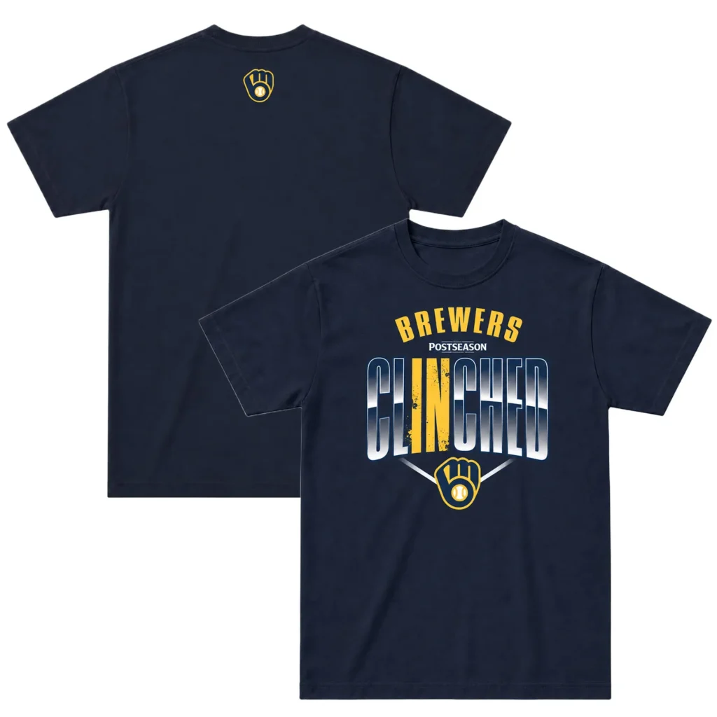 Milwaukee Brewers Locker Room T-Shirt 2026 Elite MLB Baseball