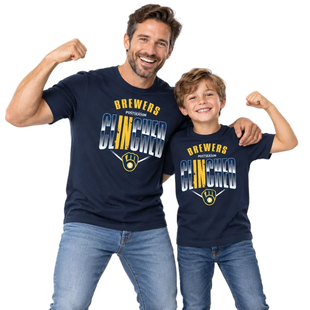 Milwaukee Brewers Locker Room T-Shirt 2026 Elite MLB Baseball