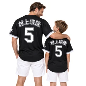 Munetaka Murakami Sox Jersey Bold Black Japanese Style