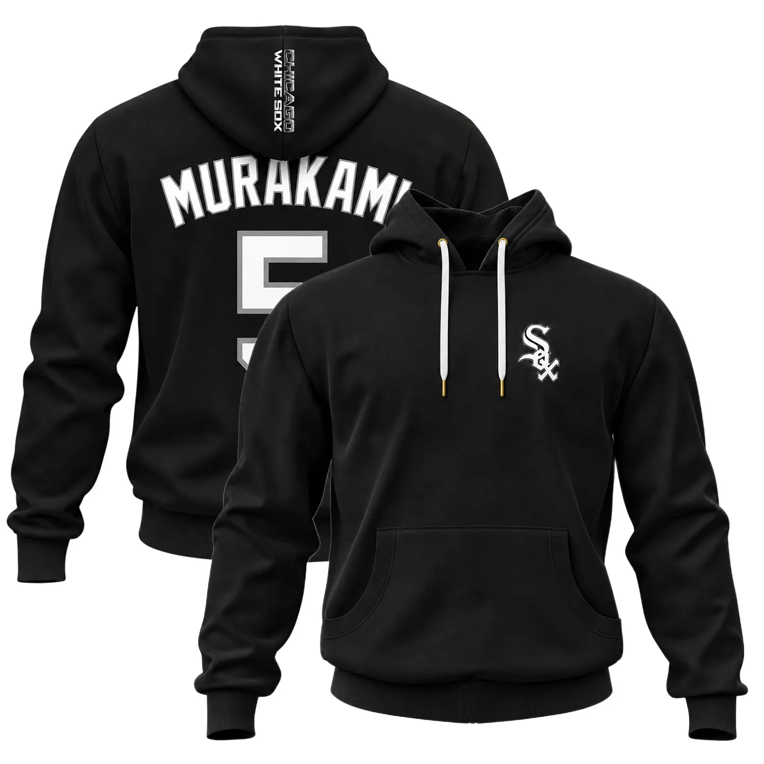 Munetaka Murakami White Sox Hoodie – Elite #5 MLB Baseball