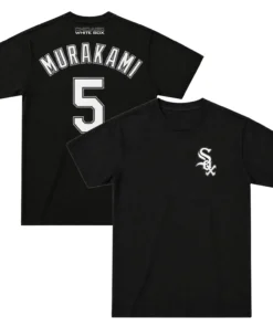Munetaka Murakami White Sox T-Shirt – Bold Black MLB baseball