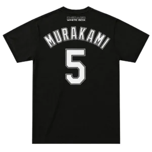 Munetaka Murakami White Sox T-Shirt – Bold Black MLB baseball