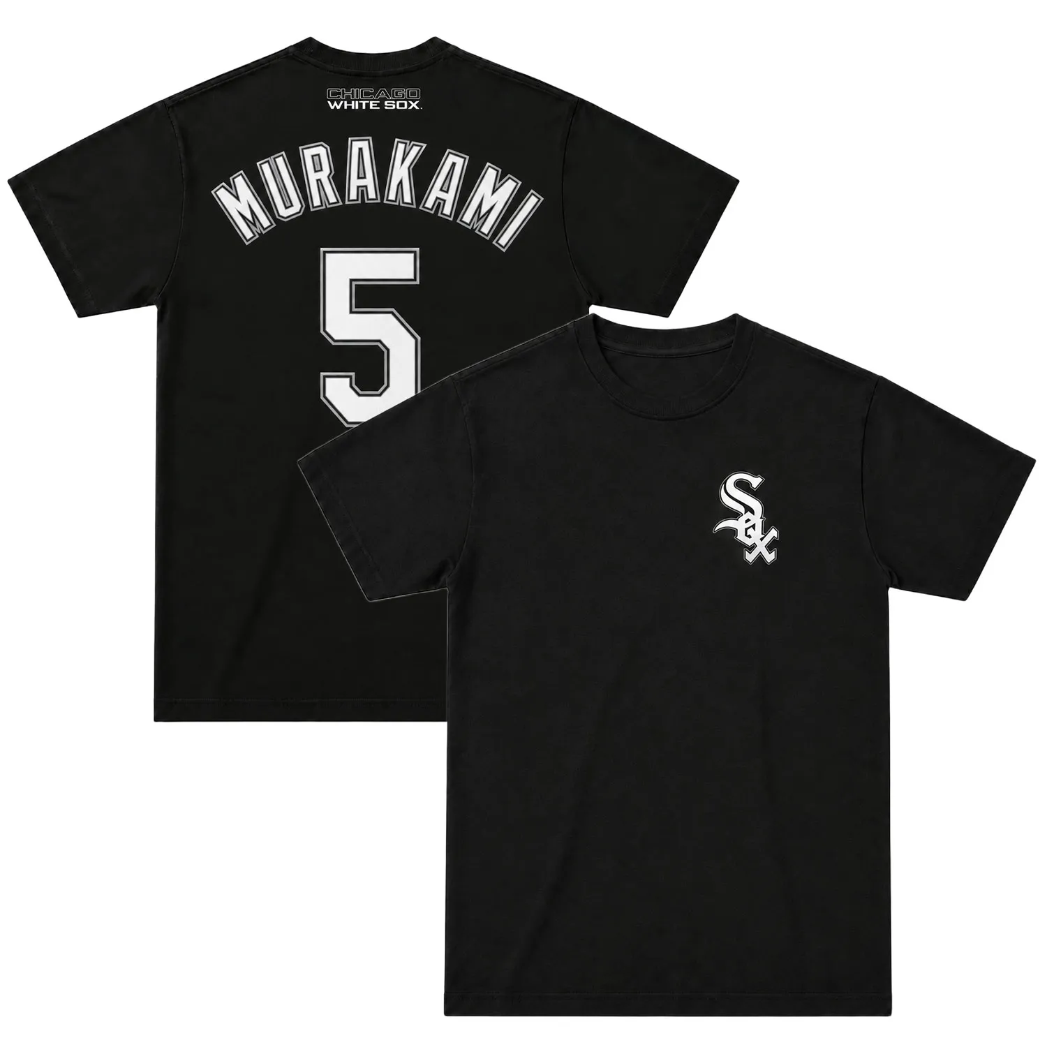 Munetaka Murakami White Sox T-Shirt – Bold Black MLB baseball