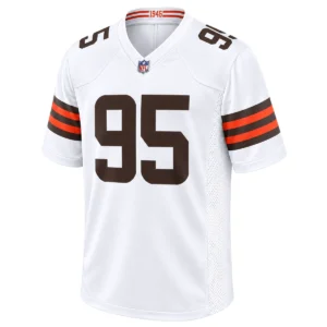 Myles Garrett Cleveland Browns White Jersey – Legendary Football Style