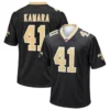 New Orleans Saints Alvin Kamara Black Jersey – Bold Player Style 7XL