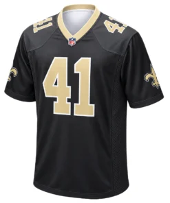 New Orleans Saints Alvin Kamara Black Jersey – Bold Player Style 7XL