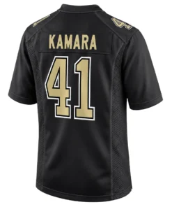 New Orleans Saints Alvin Kamara Carbon Black Jersey – Legendary Player Edition