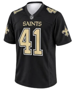 New Orleans Saints Alvin Kamara Carbon Black Jersey – Legendary Player Edition