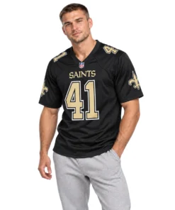 New Orleans Saints Alvin Kamara Carbon Black Jersey – Legendary Player Edition