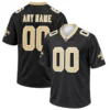 New Orleans Saints Black Custom Jersey – Exclusive 7XL