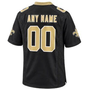 New Orleans Saints Black Custom Jersey ā Exclusive 7XL