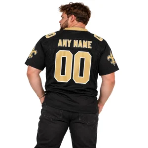 New Orleans Saints Black Custom Jersey ā Exclusive 7XL