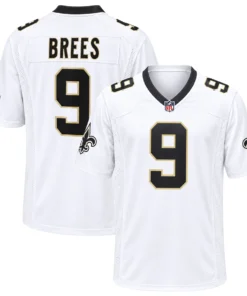New Orleans Saints Drew Brees White Jersey – Legendary Player
