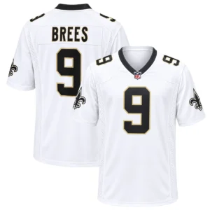 New Orleans Saints Drew Brees White Jersey – Legendary Player