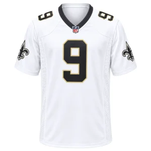 New Orleans Saints Drew Brees White Jersey – Legendary Player