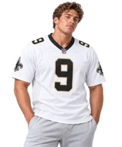 New Orleans Saints Drew Brees White Jersey – Legendary Player