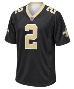 New Orleans Saints Spencer Rattler Black Team Jersey – Legendary Player 7XL