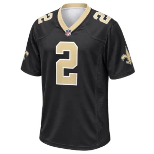 New Orleans Saints Spencer Rattler Black Team Jersey – Legendary Player 7XL